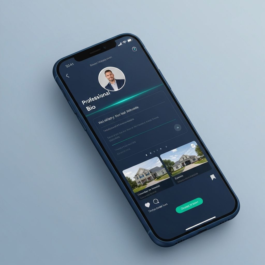 ביו אינסטגרם למתווך נדל"ן עם AI